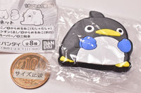 Karameru rubber magnet [3.Penguins (blue)]