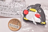 Karameru rubber magnet [4.Penguins (red)]