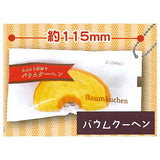 Convenience Sweets Plush Toy Ball chain [2.Baumkuchen]