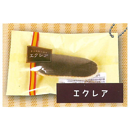Convenience Sweets Plush Toy Ball chain [3.Eclair]