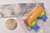 TOY STORY Alien Delicious Food Collection [1.Alien x hot dog (with ball chain)]