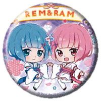 Gasyapon kuji Re: Life in a different world from Zero Rem&Ram Assort [14.C award: Can Badge Ram & Ram B]