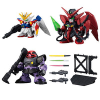 Gundam GASHAPON SENSHI FORTE #15 [Assort 4 type set (1.F095:Wing Gundam Zero/2.F096:Gundam Epyon/3.F097:Dom/6.F100:Pedestal set)]