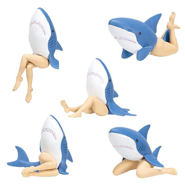 Beautiful legs shark mascot figure [All 5 type set(Full