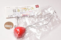 T-shirt with cute toppings Nosenose Necklace [2.Strawberry]