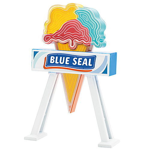 BLUE SEAL Miniature Collection [4.Big dip roadside sign]
