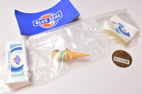 BLUE SEAL Miniature Collection [6.Blue Seal Cone Ice (Banana Susanna & San Francisco Mint Chocolate) + Ice Stand]
