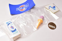 BLUE SEAL Miniature Collection [7.Blue Seal Cone Ice (Red Potato & Salt Chinsuko) + Ice Stand]