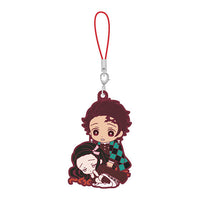 Kimetsu no Yaiba Metsu! Capsule Rubber Mascot Part.13 [4.Tanjirou Kamado & Nezuko Kamado 1]