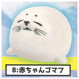 Kimokawa! Double Puny! Puny! Manmaru Seal mascot nemunemu ver. [2.Spotted seal baby]