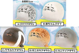 Kimokawa! Double Puny! Puny! Manmaru Seal mascot nemunemu ver. [All 5 type set (Full Complete)]