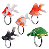 Ringcolle! Yubiwa Goldfish and Turtle [All 5 type set(Full Complete)]