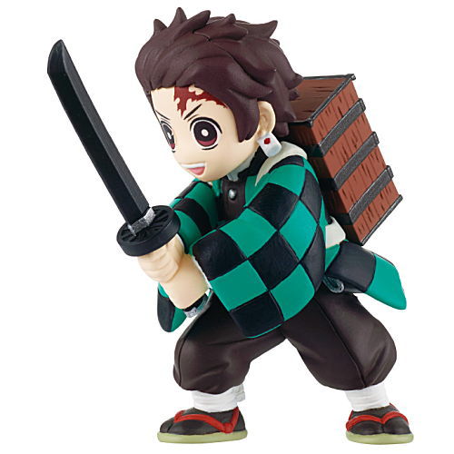 Kimetsu no Yaiba Oyakudachi  Desktop Figure [1.Tanjiro Kamado Rubber band kake]