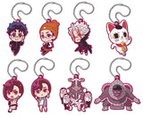 Deformed Rubber! Dandadan Keychain [All 8 type set (Full Complete)]