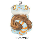 Green iguana, giant gecko and tokay gecko mascot ball chain [6.Tokay gecko]