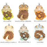 Green iguana, giant gecko and tokay gecko mascot ball chain [All 6 type set (Full Complete)]