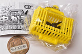 Real! Konchu Mushikago Mascot Ball chain Part.6 [3.Insect cage / Yellow Caucasus beetle]