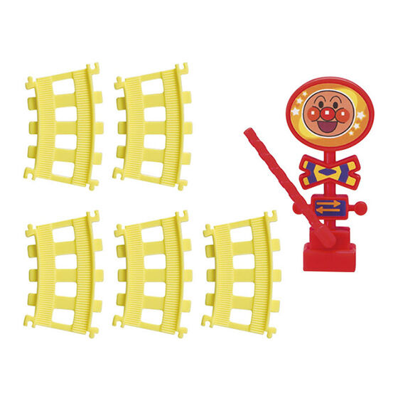 Anpanman Chara Rail NEW [8.Railroad crossing + rail set]
