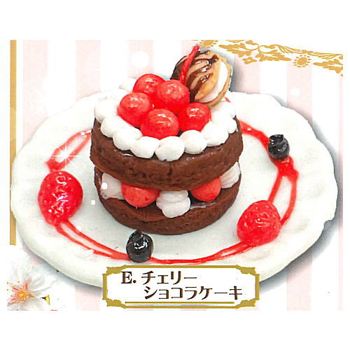 Colorful Sweets Collection Cute color Edition [5.Cherry chocolate cake]