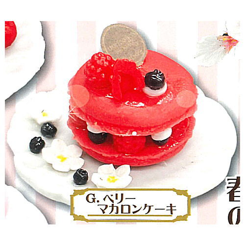Colorful Sweets Collection Cute color Edition [7.Berry macaron cake]