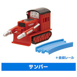Capsule Plarail Thomas Takayama Railway Nakama Tachi Hen [19.Thumper + curve rail]