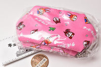 KUPPY RAMUNE Cube Pouch [5.Pink (pattern)]