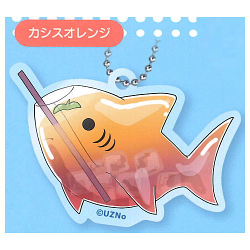 Leonard Shark Acrylic Ball Chain [3.Cassis Orange]