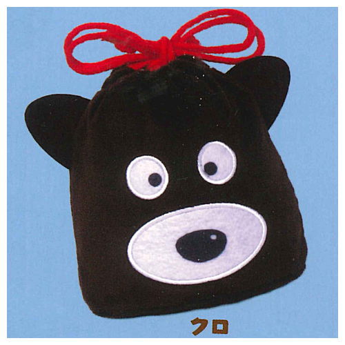 Tama & Friends Face Kinchaku Collection [4.Kuro]