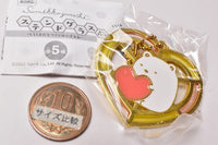 Sumikkogurashi Stained Glass Key Chain Shirokuma no Tezukuri Plush Toy [1.Shirokuma]