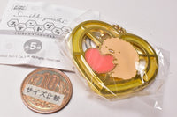 Sumikkogurashi Stained Glass Key Chain Shirokuma no Tezukuri Plush Toy [3.Tonkatsu]