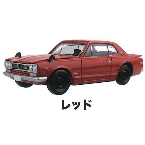 1/64 scale miniature car MONO COLLECTION Skyline 2000GT-R [2.Red]