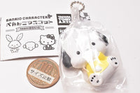 Sanrio Characters PETANCO Mascot team White [4.Pochacco]