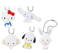 Sanrio Characters PETANCO Mascot team White [All 5 type set (Full Complete)]