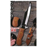 Die-cast! With case! Super mini camping knife mascot [1.Clip point]