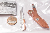 Die-cast! With case! Super mini camping knife mascot [4.Bowie knife]