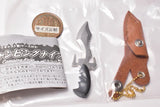 Die-cast! With case! Super mini camping knife mascot [5.Survival knife]