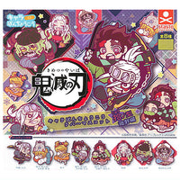 Kimetsu no Yaiba Charabanchoukou Rubber mascot Part.10 Entertainment District Arc [All 8 type set(Full Complete)]