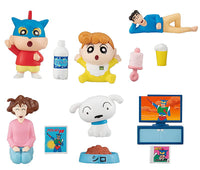 Crayon Shin-chan Nohara Family Danran Mascot Action kamen ni henshindazo [All 6 type set (Full Complete)]