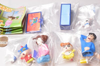 Crayon Shin-chan Nohara Family Danran Mascot Action kamen ni henshindazo [All 6 type set (Full Complete)]