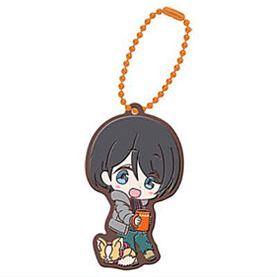 Gashapon kuji Yurucamp Assort Part.2 [7.B award: Rubber mascot Ena & Chikuwa]