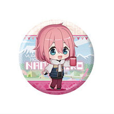 Gashapon kuji Yurucamp Assort Part.2 [8.C award: Can Badge Nadeshiko Kagamihara A]