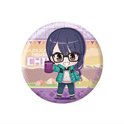 Gashapon kuji Yurucamp Assort Part.2 [10.C award: Can Badge Chiaki Oogaki]