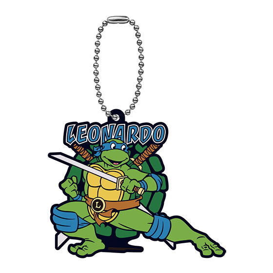 TEENAGE MUTANT NINJA TURTLES Capsule Rubber Mascot [1.Leonardo]