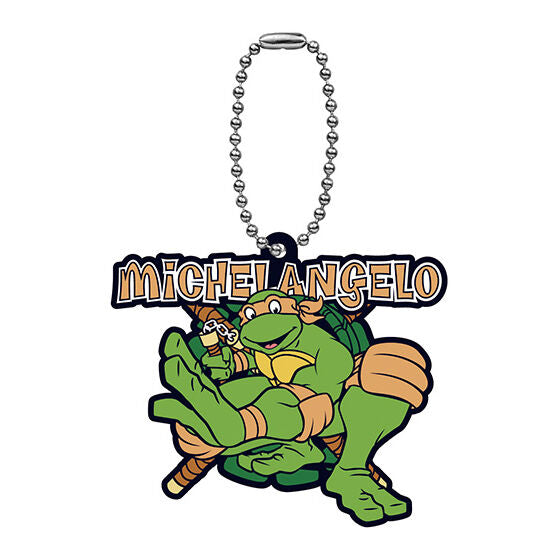 TEENAGE MUTANT NINJA TURTLES Capsule Rubber Mascot [2.Michelangelo]
