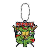 TEENAGE MUTANT NINJA TURTLES Capsule Rubber Mascot [4.Raphael]