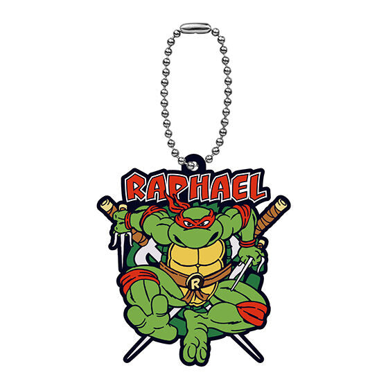 TEENAGE MUTANT NINJA TURTLES Capsule Rubber Mascot [4.Raphael]