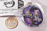 Pita! Deforme Kimetsu no Yaiba Yorunomimawari Acrylic key chain [2.Shinobu Kocho]