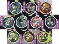 Pita! Deforme Kimetsu no Yaiba Yorunomimawari Acrylic key chain [All 10 type set(Full Complete)]