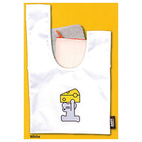 Andy The Mouse shopping bag [1.White]