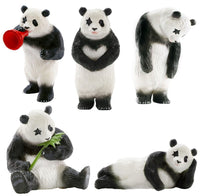 SeiSei Panda Posing Figure Collection [All 5 type set(Full Complete)]